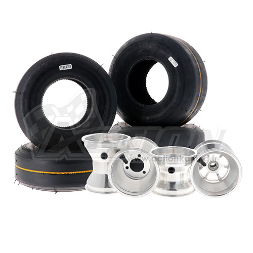 Set de 4 roues Vega CADETTI montés sur jantes aluminium IPK