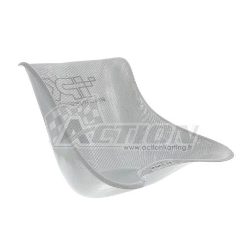 Siège GH Racing Silver "IPK" (logo noir ou ajouré)