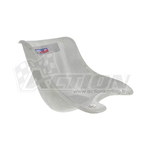 Siège polyester Imaf Racing Silver "Logo IMAF" - 29 cm - DEM - Fulmine 1°