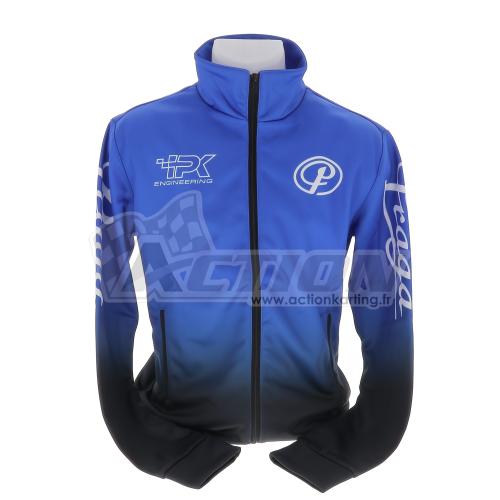 Sweat zippé à déco dégradée - PRAGA