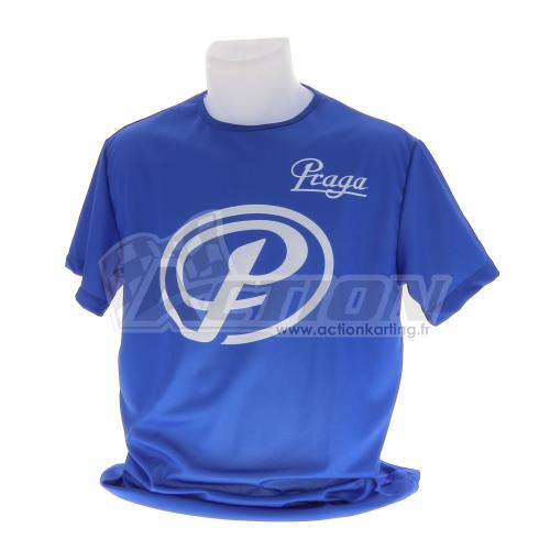 T-Shirt Praga, bleu "coolmax" v.22 - Taille 7/11 ans et XL