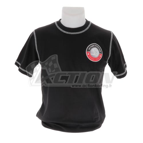 T-shirt Action, logo rond vintage