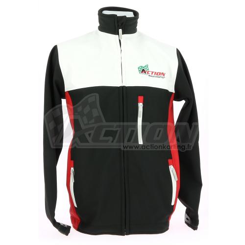 Veste ACTION KARTING Softshell zippée