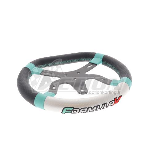 Volant FORMULA K "M6R" v.24 logo fond blanc (patte Mychron intégrée)