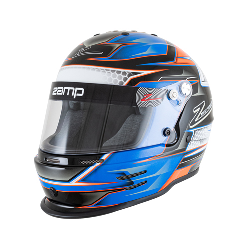 Casque Zamp RZ 42 CMR bleu/orange