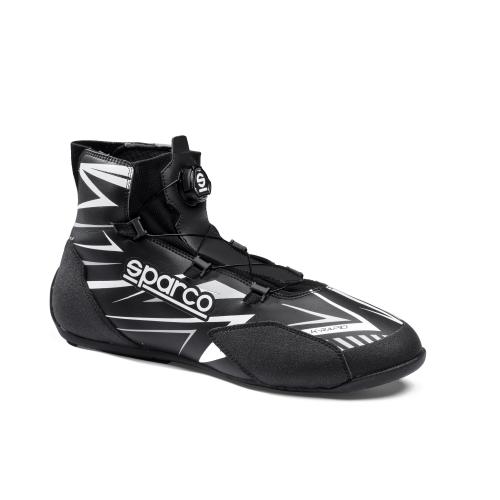 Bottines Sparco K-RAPID ROTORE noir/blanc