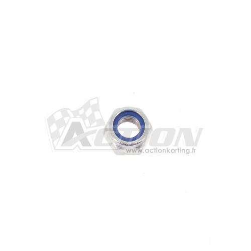 Écrou M8 nylstop h.9 mm