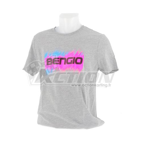 T-Shirt Bengio '21 gris/rose - Taille XL