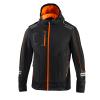 Veste zippée à capuche Tech Soft-Shell York - SPARCO - Noir/Orange - Illustration n°1