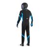 Pack pilote Thunder Advanced Noir/Bleu Turquoise Enfant - Illustration n°2