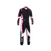 Combinaison Sparco KERB ADVANCED LADY - Noir/Rose/Blanc - ENFANT - Illustration n°1