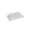 Bride platine aluminium plate 28x92 - Illustration n°1