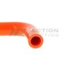 Durite à eau siliconnée renforcée - Orange - 1 m - Coudée 90° - AF RADIATOR - Illustration n°2