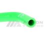 Durite à eau siliconnée renforcée - Vert fluo - 1 m - Coudée 90° - AF RADIATOR - Illustration n°2