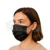 Boîte de 50 masques FFP2 haute filtration noir avec élastiques type II - 3 plis - Illustration n°2