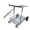 Chariot porte kart chromé - HQ standard - Illustration n°1