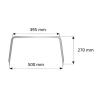 Pare-chocs AV supérieur IPK Monster MK20 / MK27 - 500 x 270 mm - Illustration n°2