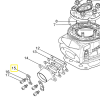 Plaque fixation ressort pot échappement IAME OK & OKJ - Illustration n°3