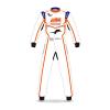 Combinaison Sparco PRIME-K ADVANCED K46 2N RACING TEAM - Illustration n°1