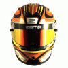 Casque Zamp RZ 42 CMR noir/rouge - Illustration n°4