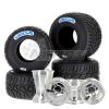 Set de 4 roues Vega W6 (pluie) montés sur jantes aluminium - Illustration n°2