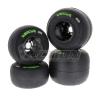 Set de 4 roues Vega XH4 (vert) montés sur jantes magnesium Eurostar - Illustration n°1