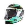 Casque Zamp RZ 42 CMR vert/argent (type Formula K) - Illustration n°1