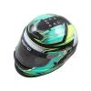 Casque Zamp RZ 42 CMR vert/argent (type Formula K) - Illustration n°3