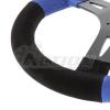 Volant F1 alcantara bleu/noir - Illustration n°3