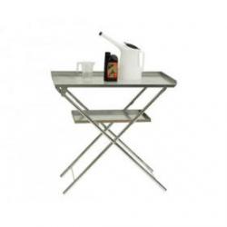 Table servante pliante double plateau