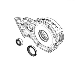 Carter complet transmission primaire IAME KZ