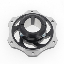 Porte disque AR Ø40 mm | Alu anodisé Noir