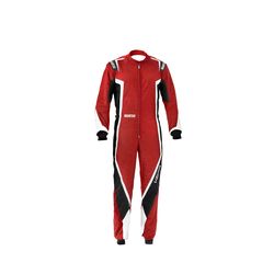 Combinaison Sparco KERB rouge/blanc/noir - ADULTE