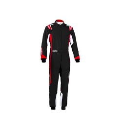 Combinaison Sparco THUNDER noir/rouge - ADULTE