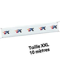 Bâche souple IPKarting avec oeillets 10 x 0,70 m