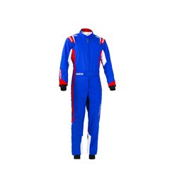 Combinaison Sparco THUNDER bleu/rouge - ENFANT 120 : 115-123 cm | 20-23 kg