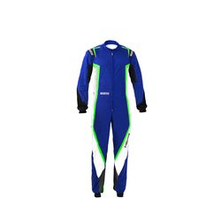 Combinaison Sparco KERB bleu/vert/blanc - ENFANT