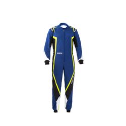 Combinaison Sparco KERB bleu/jaune/noir - ENFANT