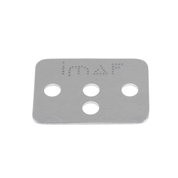 Plaque alu renfort siège 55x40x2