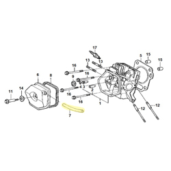 Tuyau respiration couvre culasse HONDA 270 RT2 - 11x105