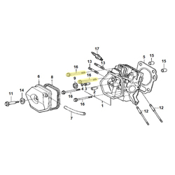 Boulon H 10x80 culasse Honda 270/390