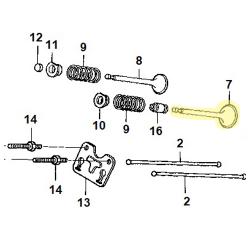 Soupape admission HONDA 270 RT2