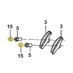 Ecrou pivot culbuteur HONDA 120 > 390