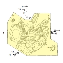 Bloc moteur nu HONDA 270 RT2