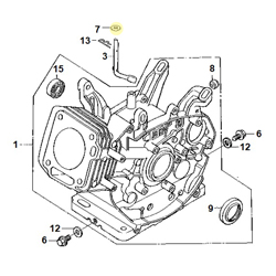 Rondelle axe régulateur 8.2x17x0.8 HONDA 270