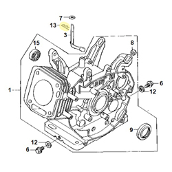 Goupille axe régulateur 10 mm HONDA 270