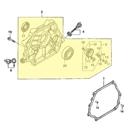 Couvercle transmission HONDA 270