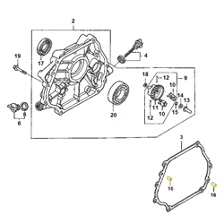 Pion centrage carter HONDA 270/390