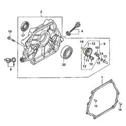 Rondelle régulateur 6mm HONDA 120 > 390