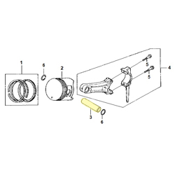Axe piston HONDA 270 RT2